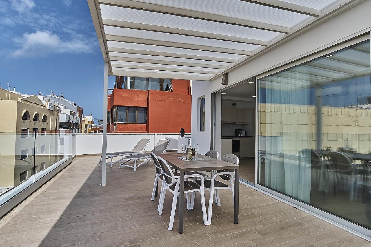 Malibu Canteras Atico 23 Vista Mar - Seaview Penthouse (Adults Only) Las Palmas de Gran Canaria Eksteriør bilde